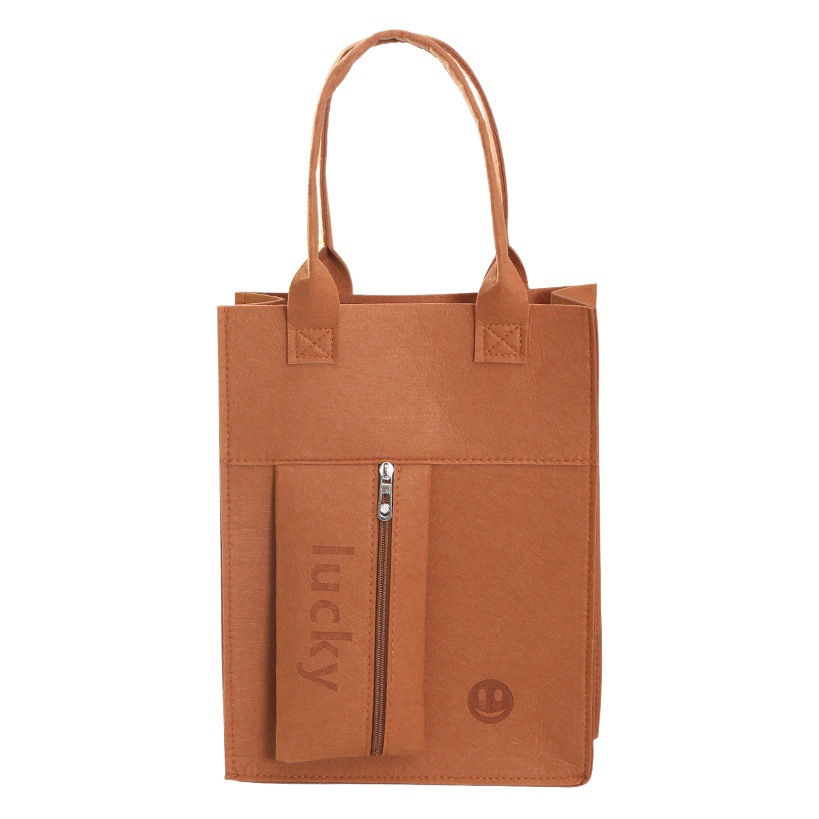 New felt Student make-up bag pencil bag handbag art tutorial bag make-up bag file bag wholesale