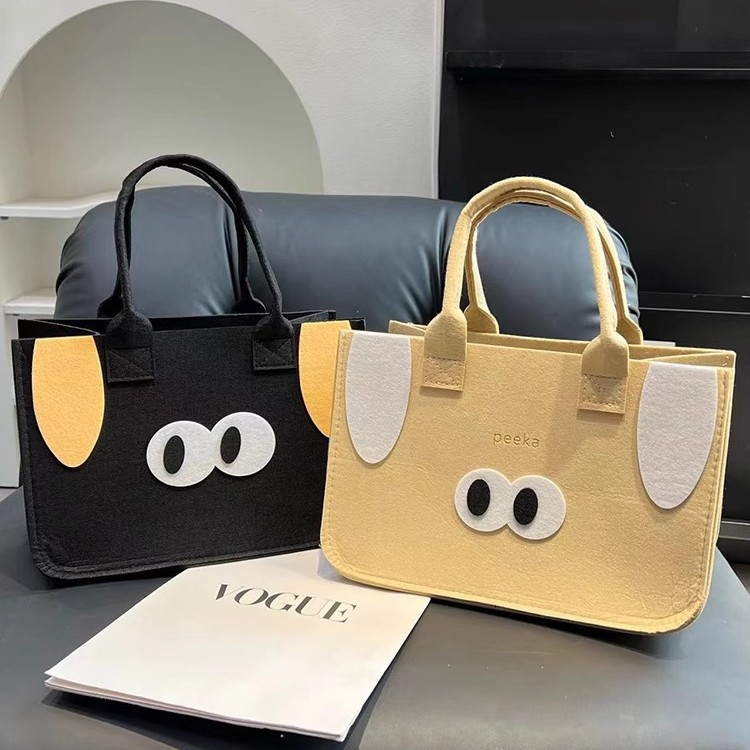 Felt bag, lunch box, bento bag, handbag, large capacity souvenir bag, gift bag, handbag, manufacturer handmade