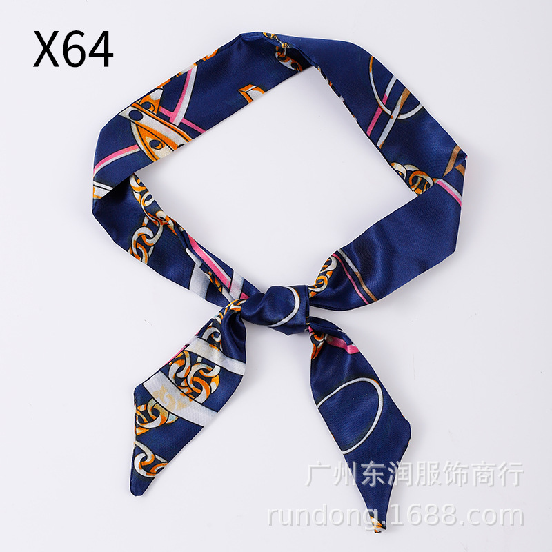 Picture of Gift Box Silk Scarf Straps, Narrow and Long Bags, Silk Scarf, Headband, Streamer Scarf with Decorative Small Silk Scarf Wholesale
