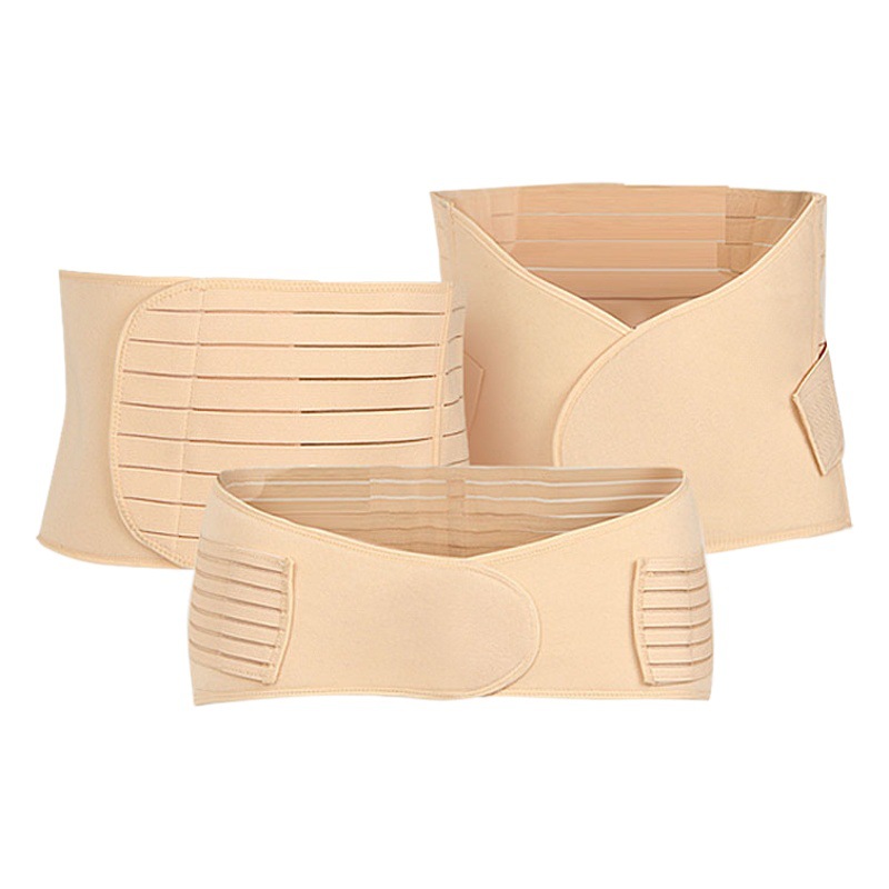 Dai Lixiang Maternal and Infant Postpartum Body Shaping Belly Belt Three-piece Set Maternal Caesarean Section Breathable Belt Set