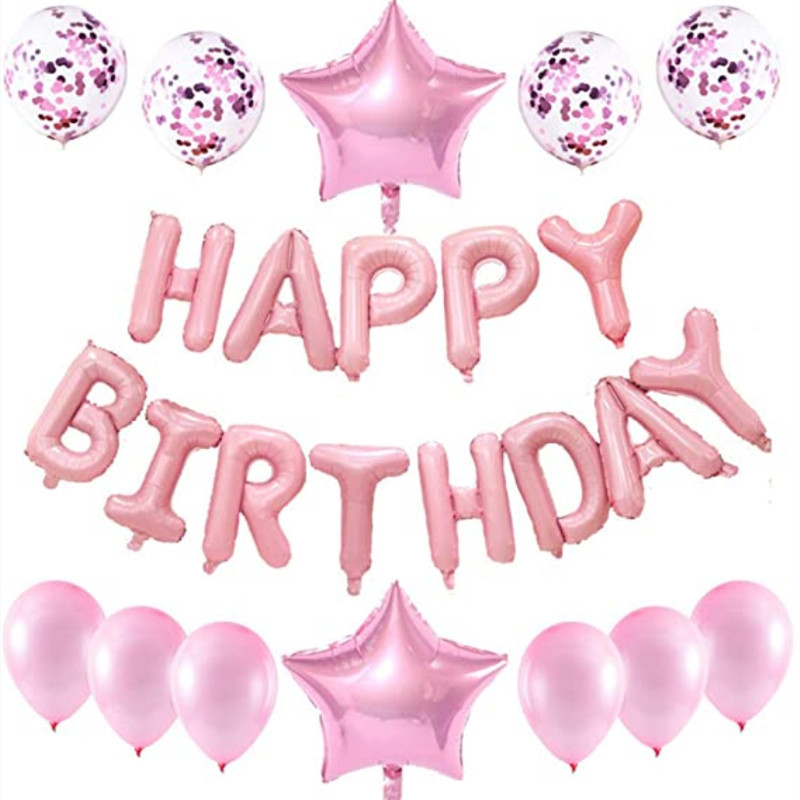Picture of 12 inch sequins latex balloon set children's birthday party decorative background wall layout balloon