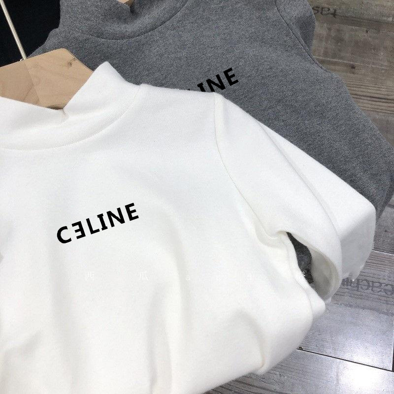 Picture of German velvet children's all-match high collar warm base shirt autumn and winter children's clothing fun cute children's long sleeve T-shirt top