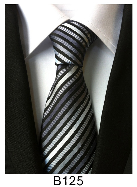 Picture of Tie Men's Casual Formal Wear Professional Business Men's Tie Polyester Silk Hand-Tied Tie Source Manufacturer Batch