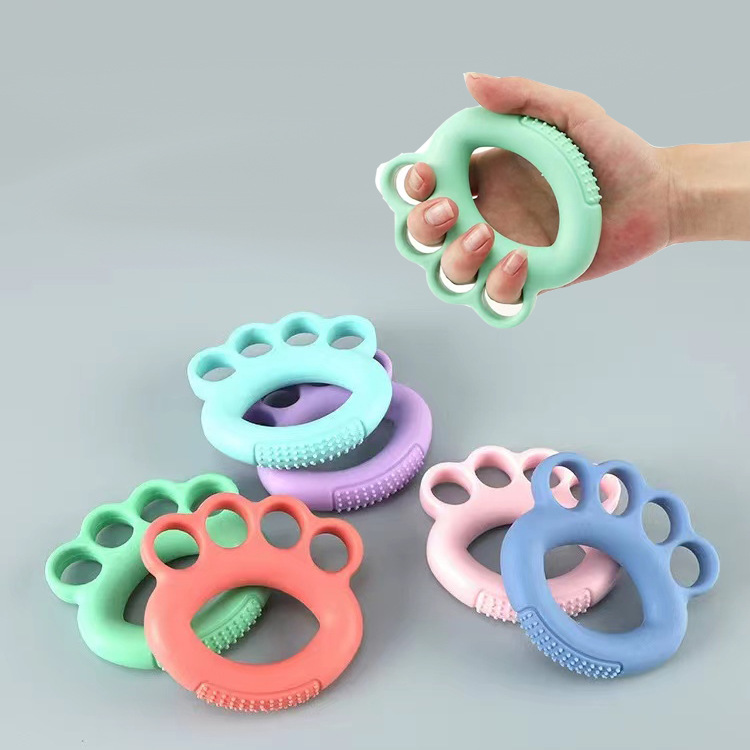 Amazon Silicone Finger Grip Rehabilitation Training Adult Exercise Equipment Hand Finger Strength Trainer