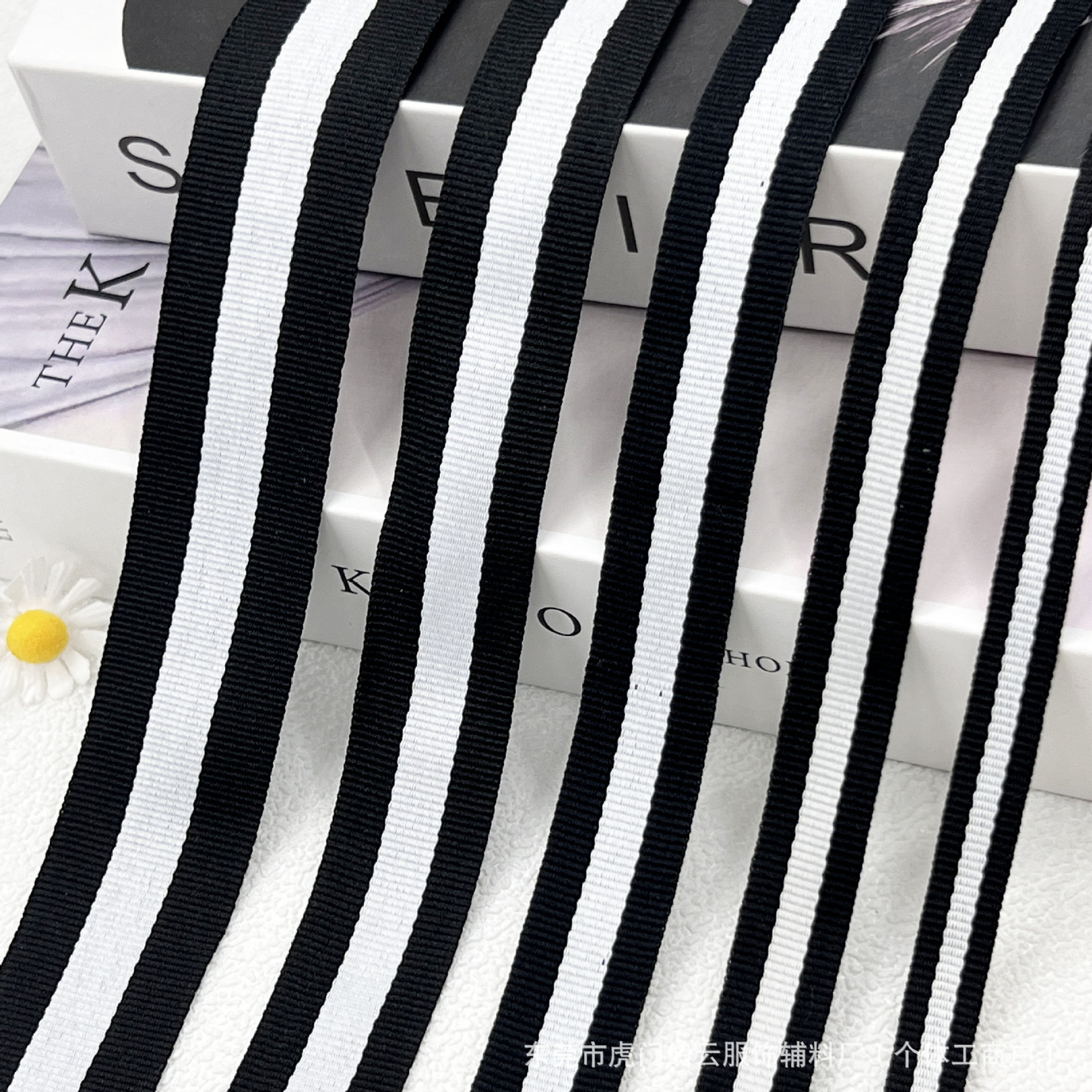 New Color Stripe Jacquard Ribbon Bag Home Textile Shoes and Hats Thread Cap Teeter Belt Garment Accessories in stock Wholesale