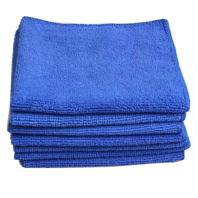 Picture of Factory wholesale blue square towel car towel ultra-fine fiber car wash cleaning towel multi-size rag lint-free