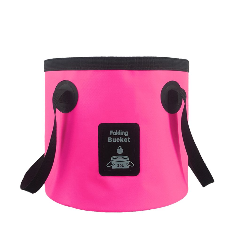 Picture of Large-Capacity Camping Outdoor Face Wash Bucket Pvc Fishing Bucket Foldable Car Wash Bucket Foot Soaking Bucket Convenient Camping Water Carrying Bucket