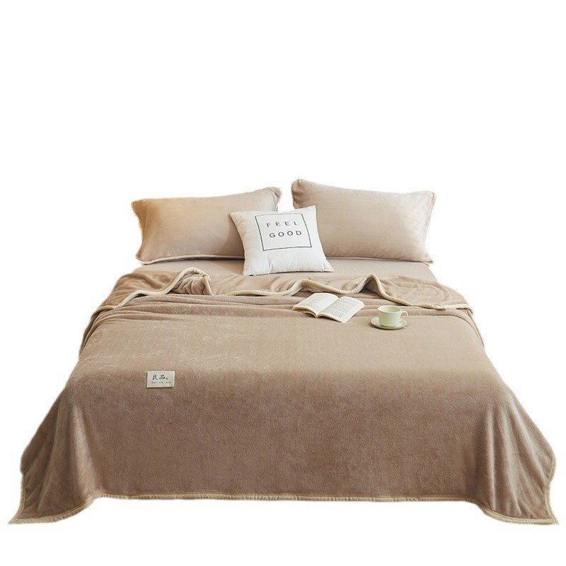 Picture of Muji Blanket Nap Blanket Flannel Blanket Blanket Coral Fleece Air-conditioning Blanket Winter Thickened Fleece Blanket Wholesale