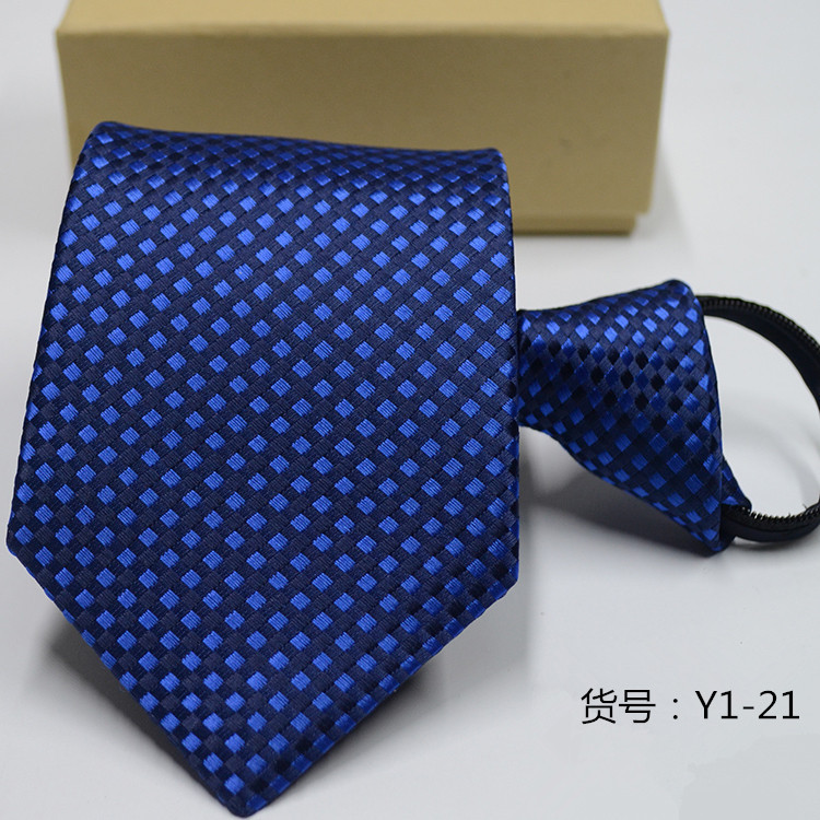 Picture of Men's Easy-To-Pull Casual Zipper Tie New Korean Style Professional Formal Wear Convenient Lazy Tie Ready for Sale