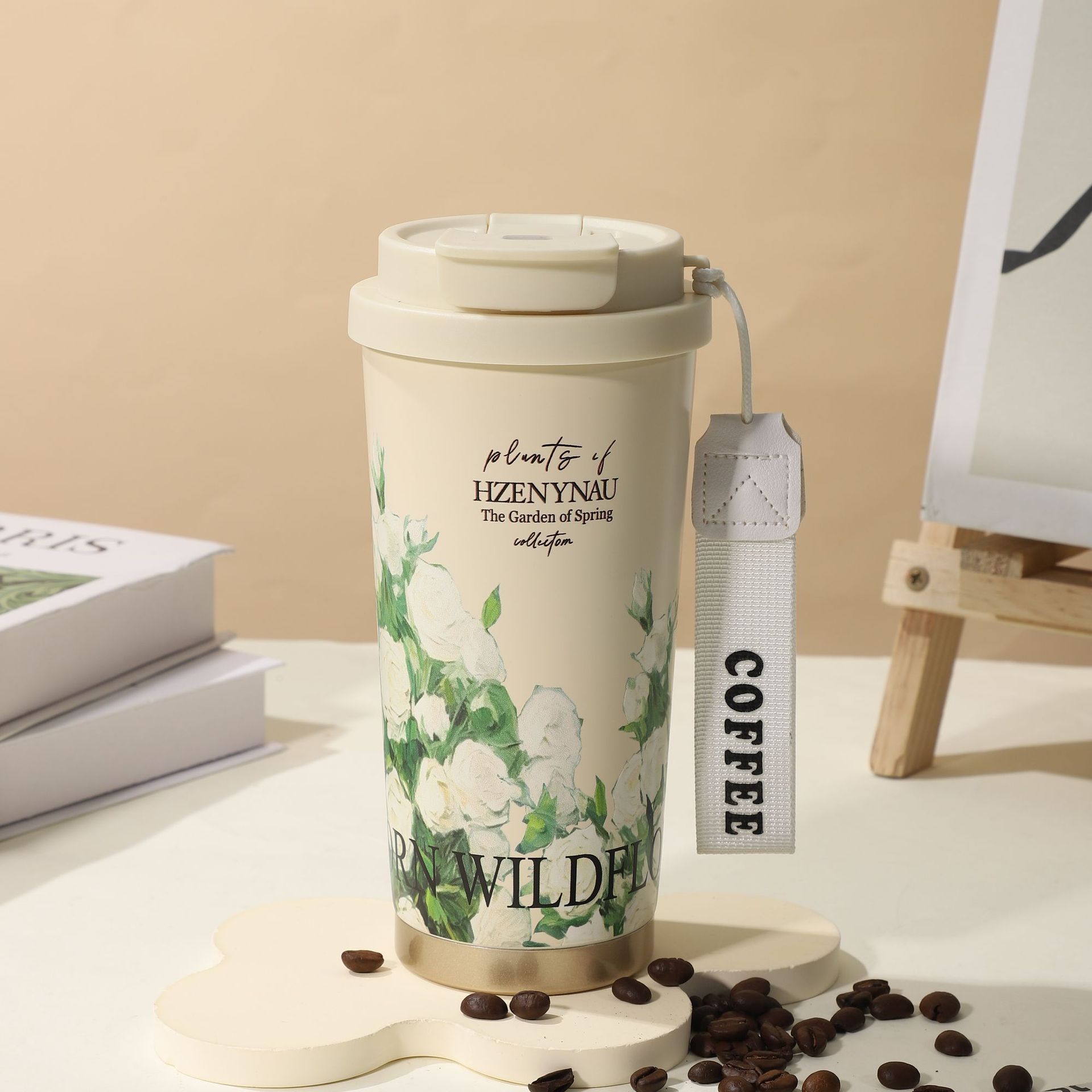 Picture of Wholesale Insulated Cups, Trendy High-Appearance Cold Coffee Cups for Men and Women, Outdoor Car-Mounted Stainless Steel Dual-Drink Gift Cups