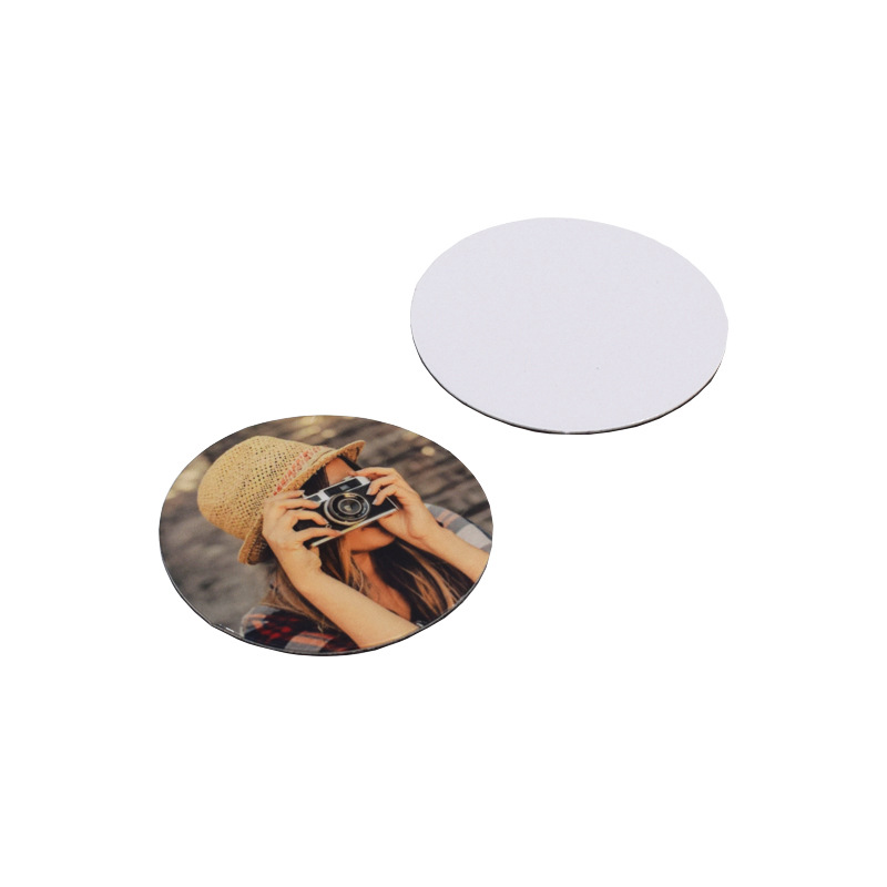 Picture of Thermal sublimation soft magnetic refrigerator stickers personalized thermal transfer blank variety of pearl film paper magnetic refrigerator stickers DIY printing