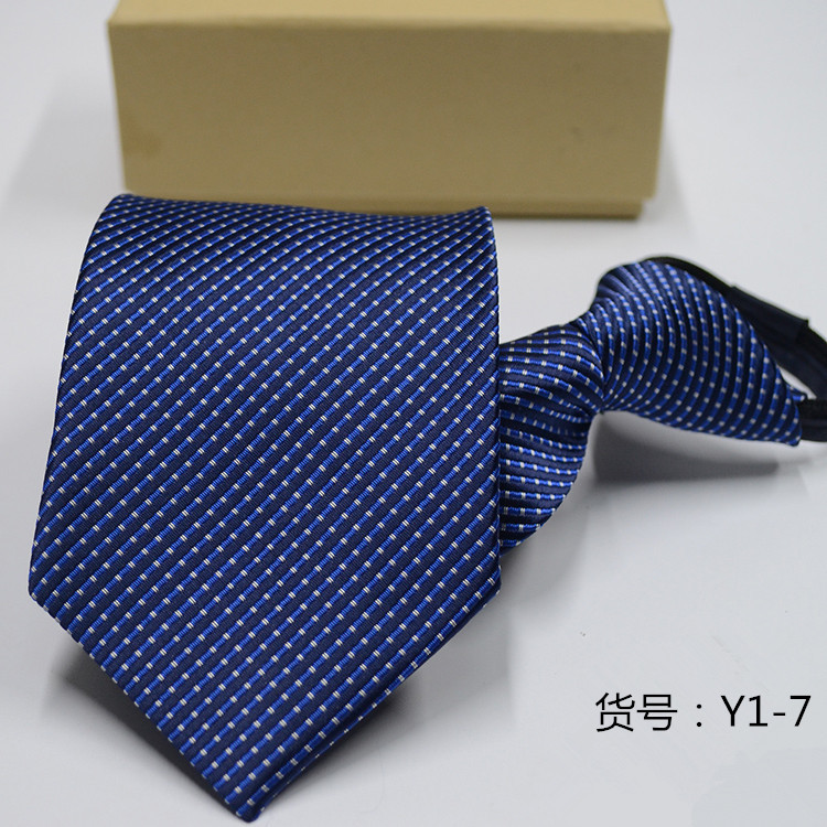 Picture of Men's Easy-To-Pull Casual Zipper Tie New Korean Style Professional Formal Wear Convenient Lazy Tie Ready for Sale