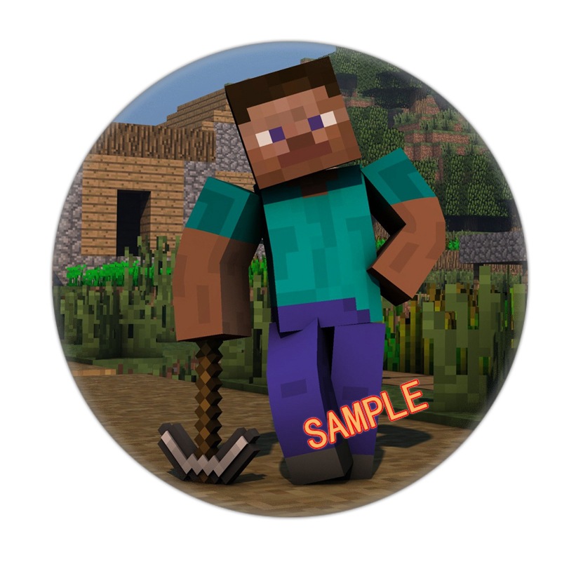 Picture of My world badge foreign trade supply game badge personality diy Cartoon Cartoon Yum 1-38