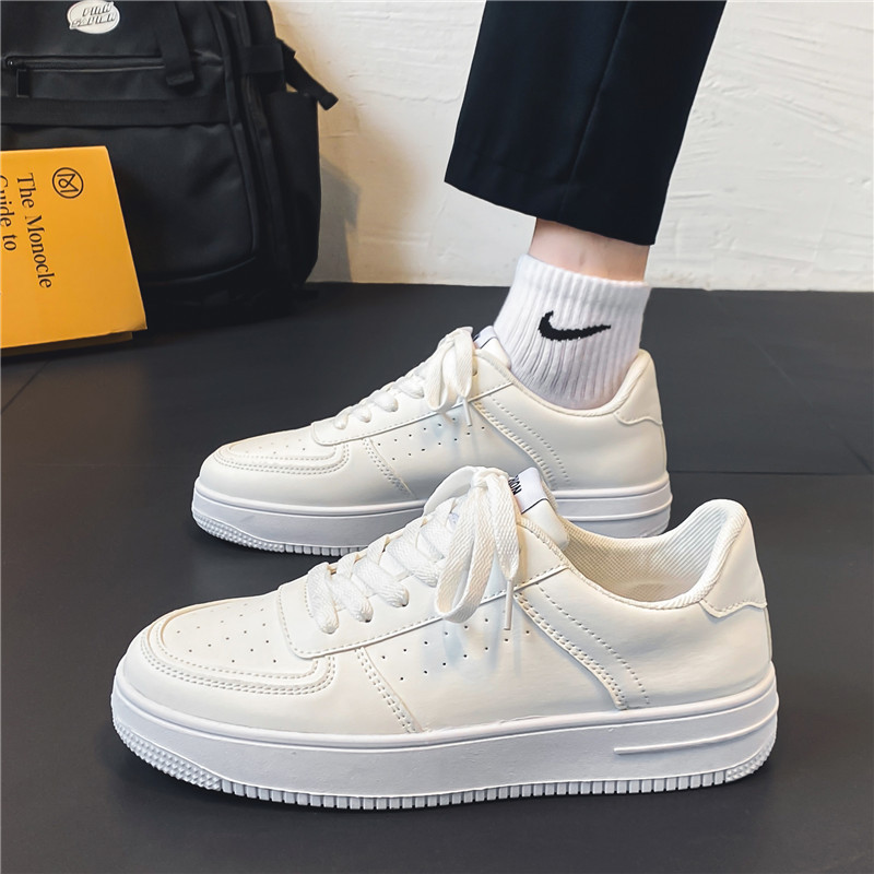 Men's shoes 2024 autumn new white shoes breathable casual versatile student sports board shoes Korean fashion shoes men