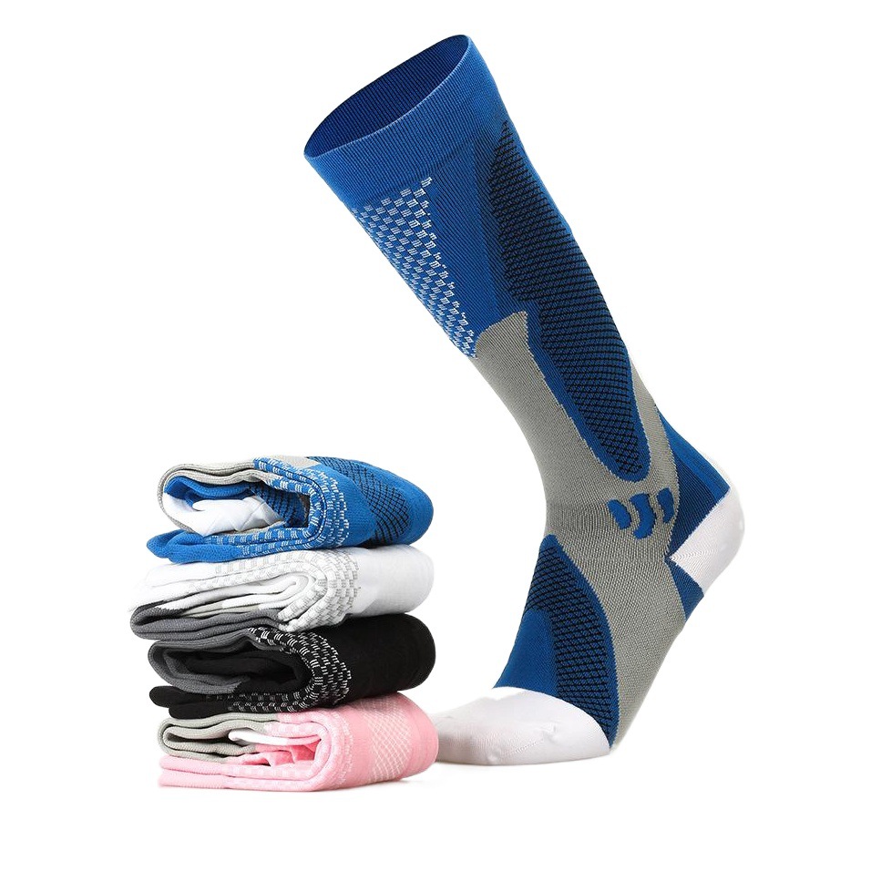 Summer breathable compression socks men's football socks special elastic calf socks running fitness sports tube socks children