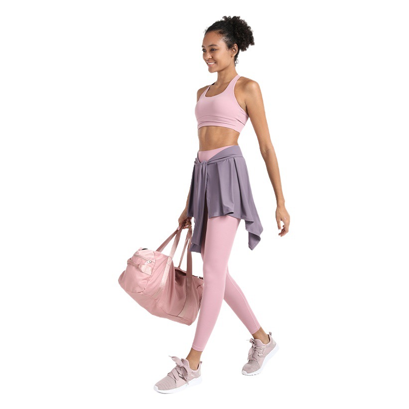 European and American New Yoga Clothing Portable Strap Skirt Sports Fitness All-match Yoga Hip Cover Anti-slip Skirt