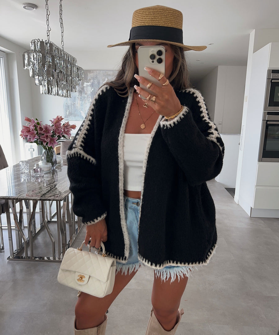 Picture of 2025 Cross-Border Autumn and Winter European and American Amazon New Knitwear Cardigan Knitwear Loose Large Size Women's Knitwear Jacket