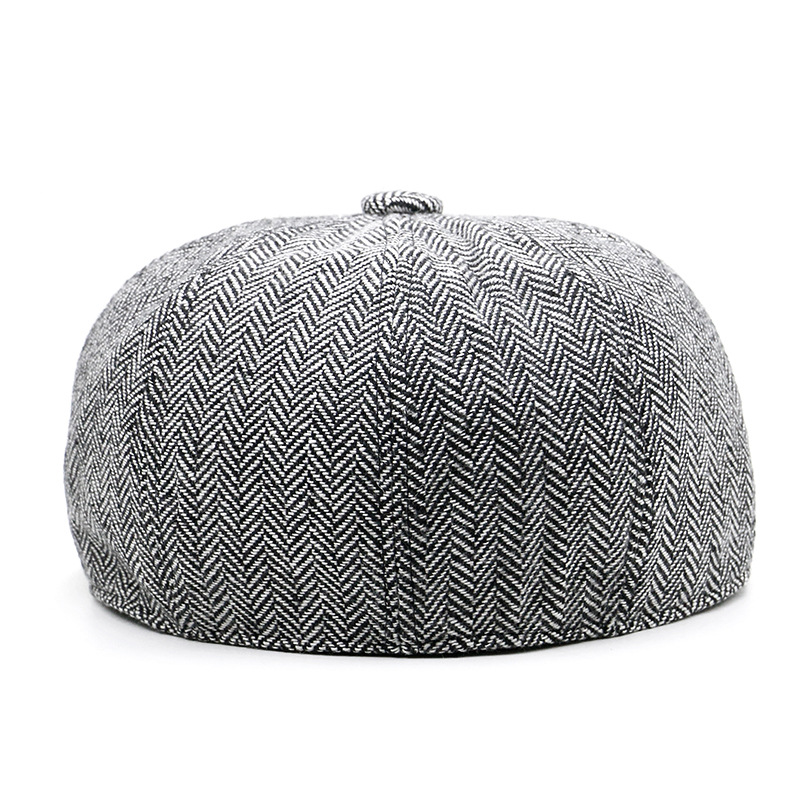 Picture of Children's Duck Tongue Hat Retro European and American Baby Newsboy Hat Trendy British Forward Cap Young Student Octagonal Beret