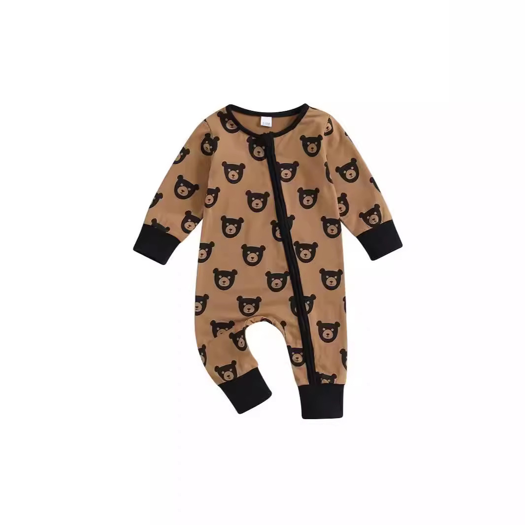Children's Bear Long Sleeve jumpsuit