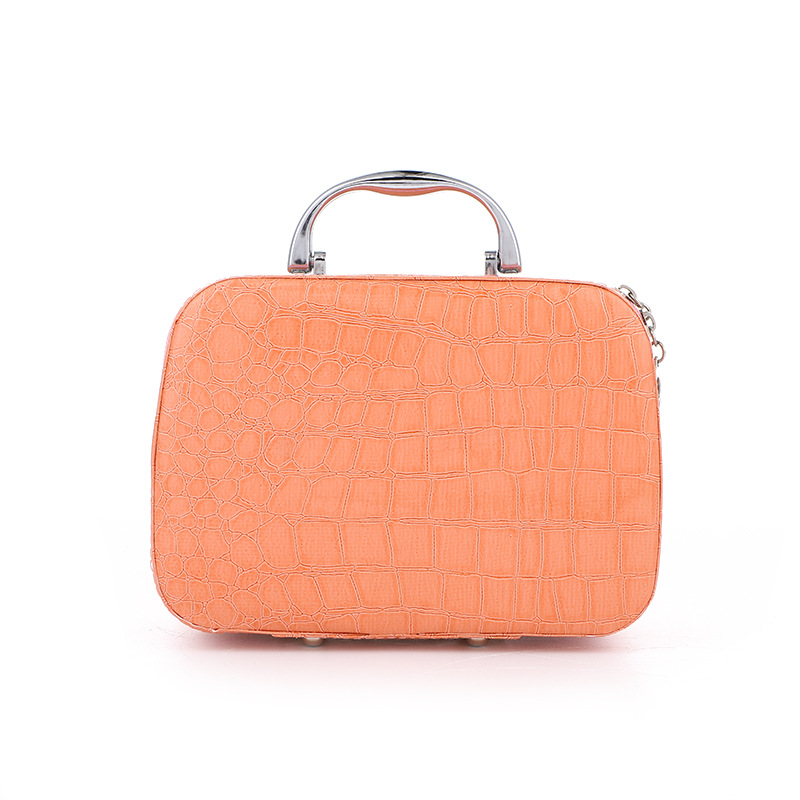 Picture of Manufacturer's New Stone Pattern Cosmetic Case Large Capacity Portable Cosmetic Women's Bag Korean Version with Mirror Storage Small Cosmetic Case
