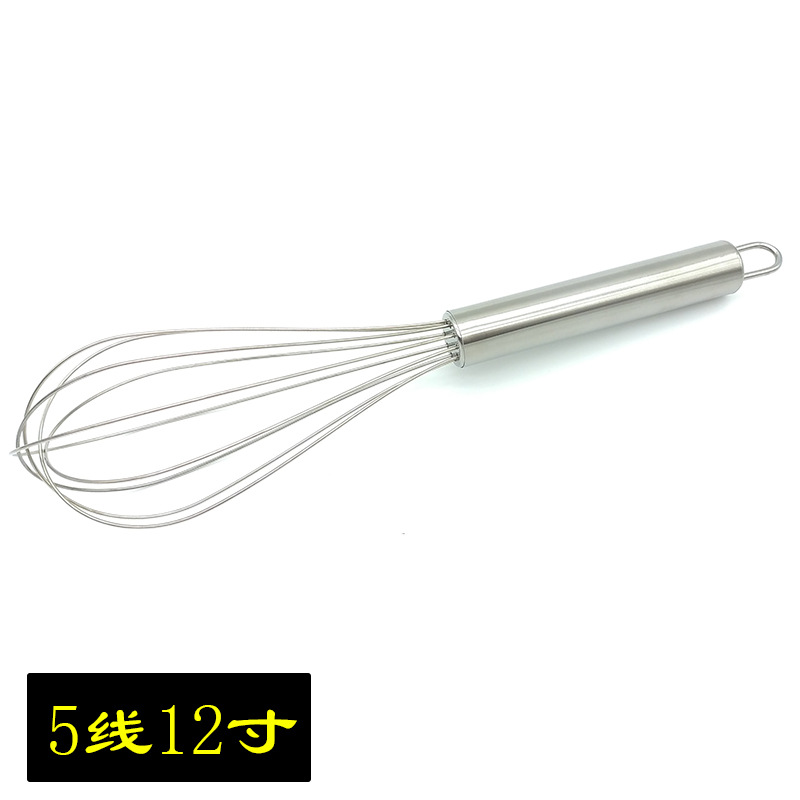 Picture of Baking tools egg beater stainless steel bold blender semi-automatic egg beater manual Mini Silicone dispenser