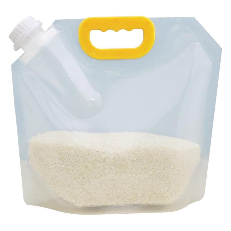 Grain Storage Bag, Transparent Self-Standing Spout Bag, Grain Bag, Food Packaging Bag, Beer Delivery Wholesale