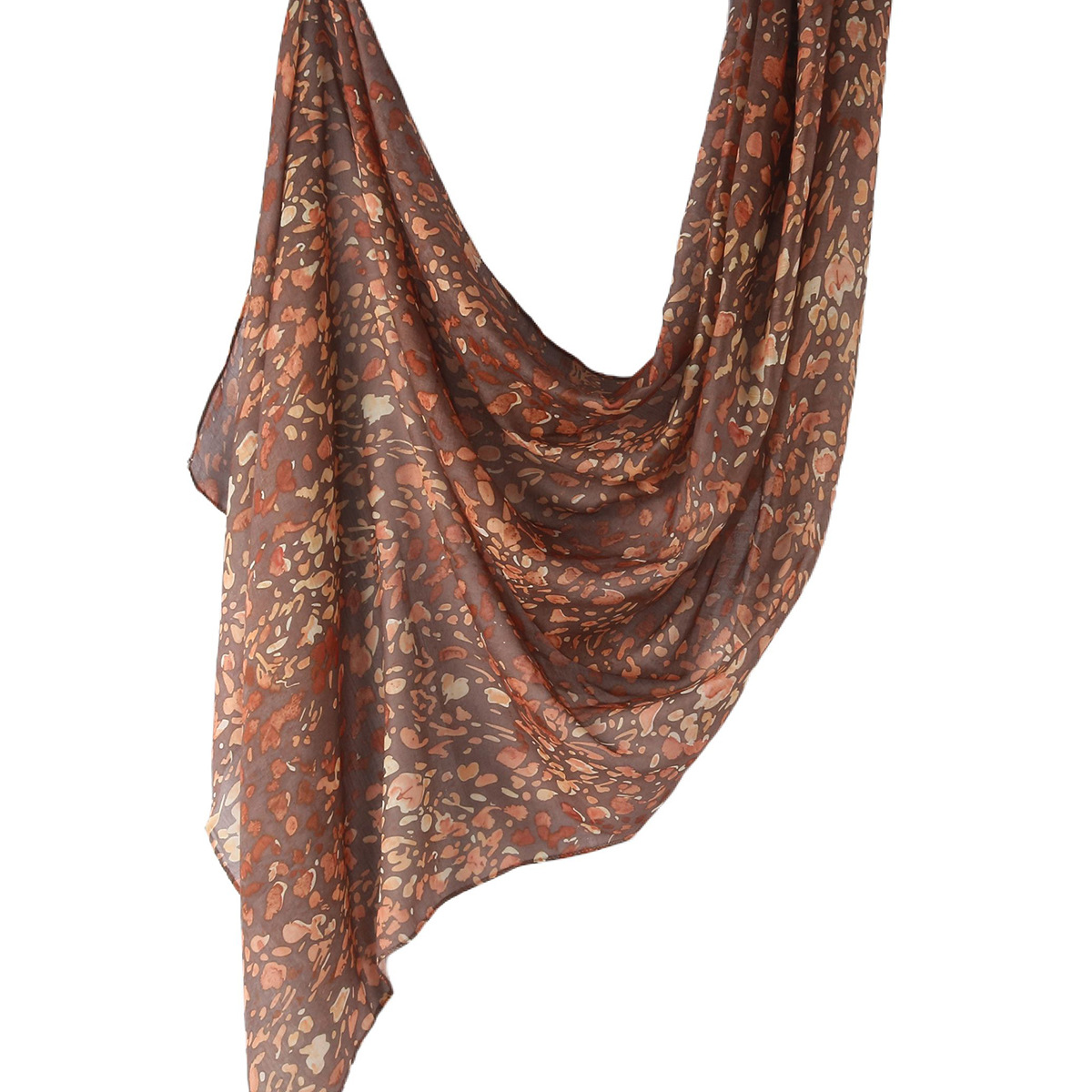Picture of Best-Selling Watercolor Tie-Dye Cotton Scarf Arabian Satin Polyester Long Scarf Turkish Middle Eastern Scarf