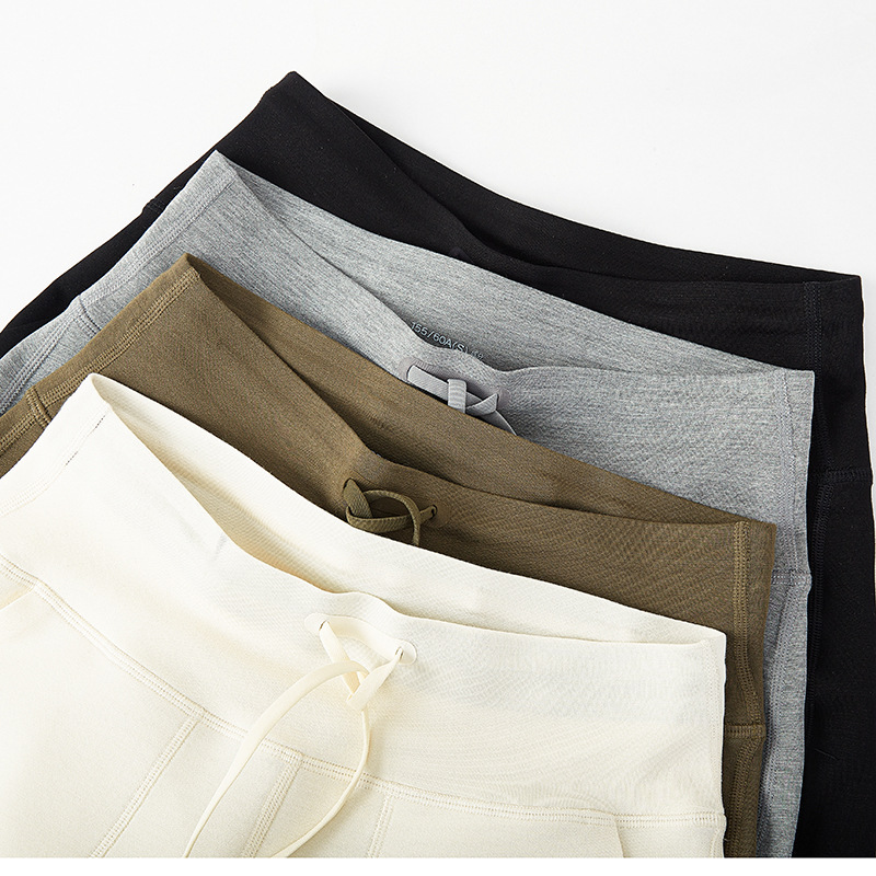 Picture of Lulu's Same Style Modal High-Waisted Casual Air Straight Pants, Slim and Smooth Naked Feeling, Loose Wide-Leg Pants for Women, New Product