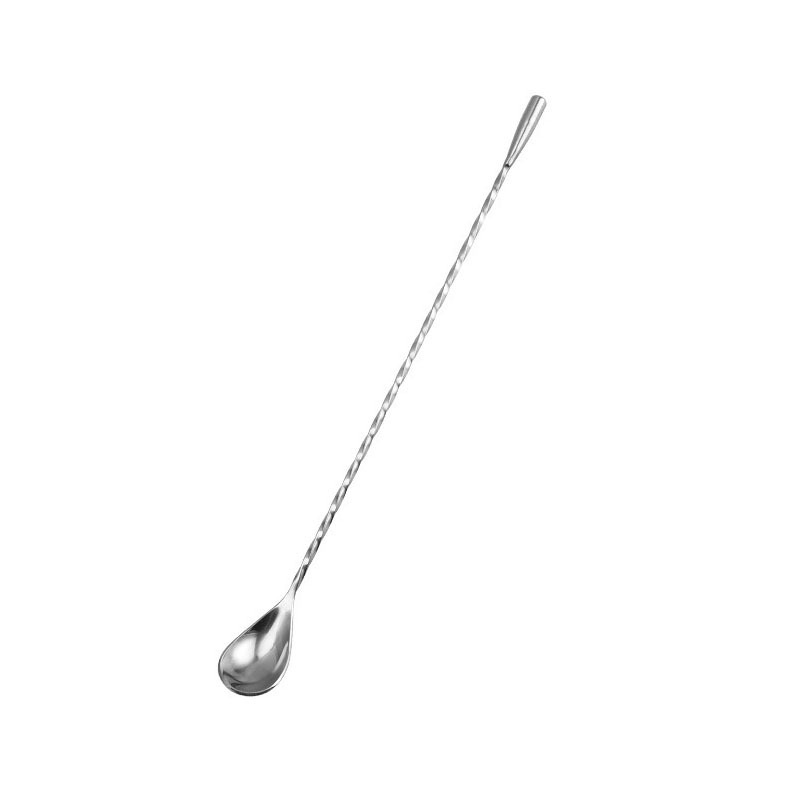 Picture of Tear Spoon Bar Spoon 304 Stainless Steel Drop Bar Spoon Thin Thread Bar Spoon Cocktail Mixing Spoon Bar Mixing Spoon Bar Mixing Spoon