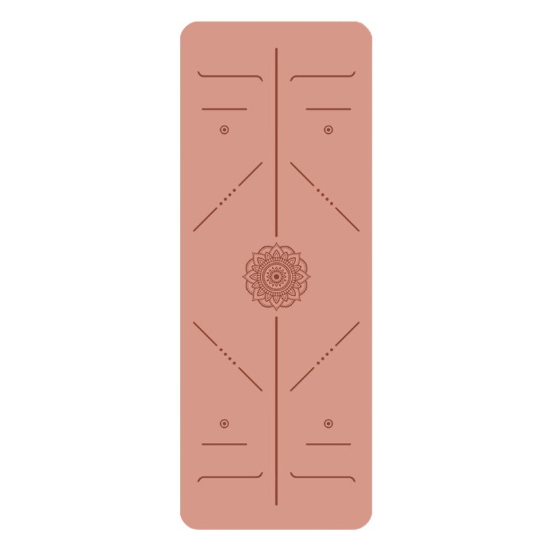 Spot PU natural rubber yoga mat non-slip posture line Sports Fitness mat thickened local tyrants mat home wholesale