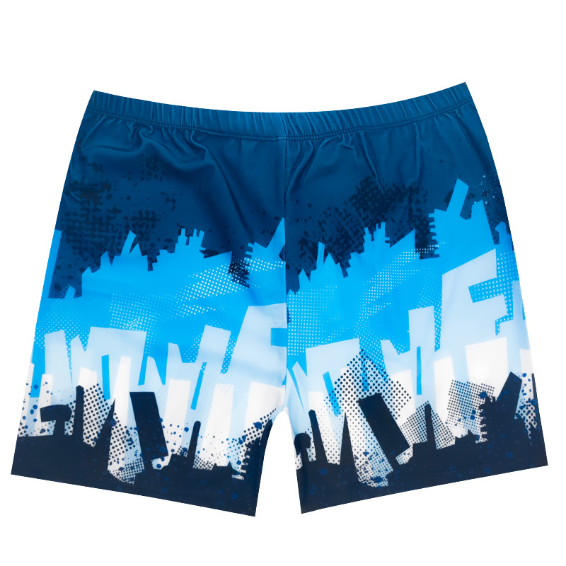 Picture of Men's Swimming Trunks Boxer Anti-embarrassment Quick-drying Running Breathable Cool Coconut Shorts Swimsuit Beach Pants for Summer