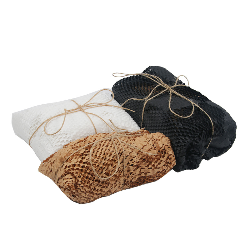 Picture of Kraft Paper Honeycomb Express Packaging Recycled Paper Shockproof Filling Paper Degradable Environmental Cushioning Paper Honeycomb Paper