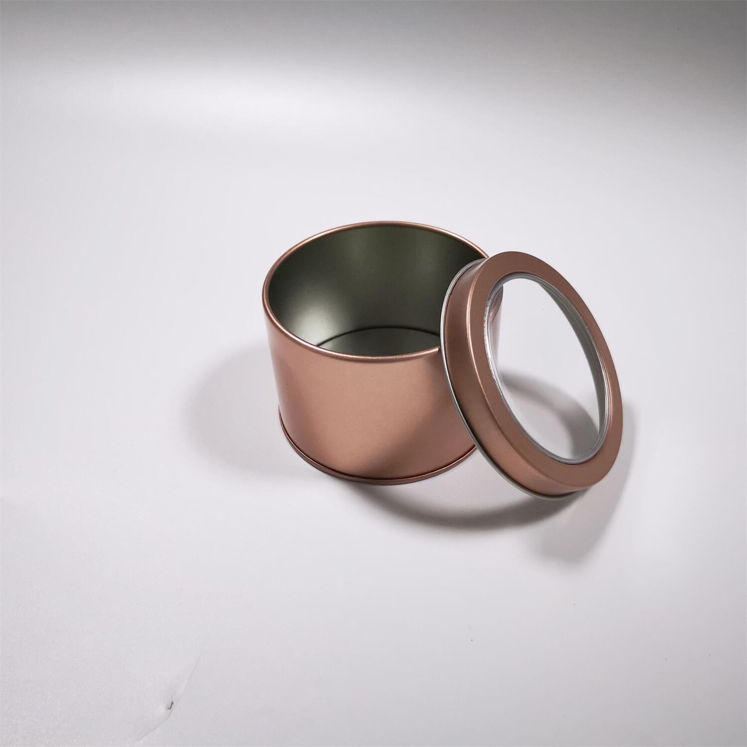 Picture of Square Iron Box Packaging in stock Silver White Push-pull Flip Instagram Small Iron Box with Window Opening Tinplate Box Iron Box
