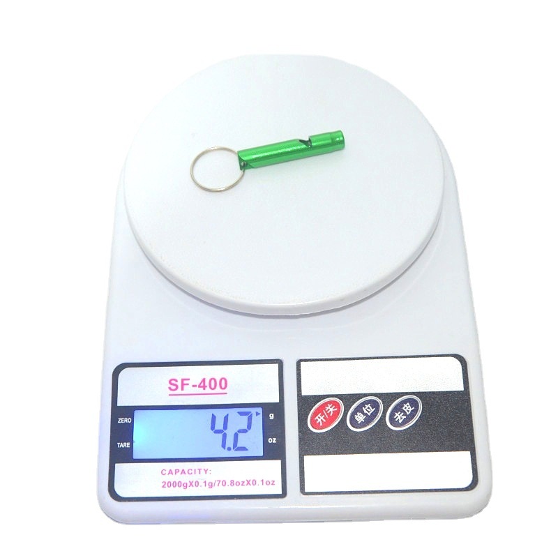 Picture of Small Aluminum Alloy Whistle Lifesaving Whistle Referee Training Whistle Outdoor Portable Aluminum Alloy Whistle