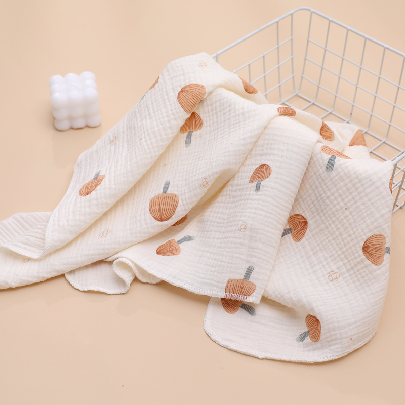 Picture of Baby Towel two-layer cotton gauze class A bath towel hospital newborn bag newborn bath towel wholesale