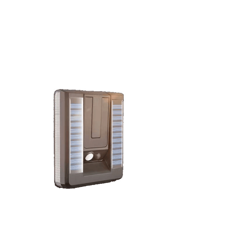 Picture of Solar Outdoor Lights, Garden Lights, Fence Clip Lights, Household Waterproof Wall Lights, Human Body Sensing Super Bright Lighting Street Lights