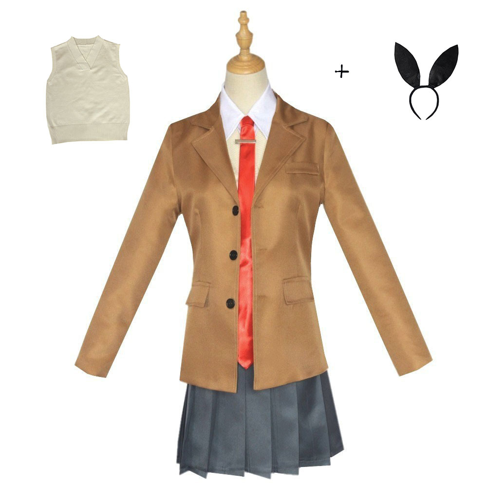 Picture of Young pig-headed teenagers will not dream of bunnies, senior students of Sakurajima, mackai Zichuan, Sakata cos clothing in stock