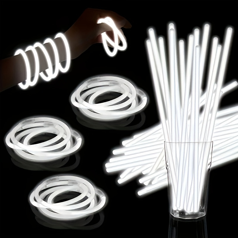 Picture of Disposable Fluorescent Sticks Batch Concert Luminous Bracelets Fluorescent Stick Toys 100 Fluorescent Sticks with Labeling