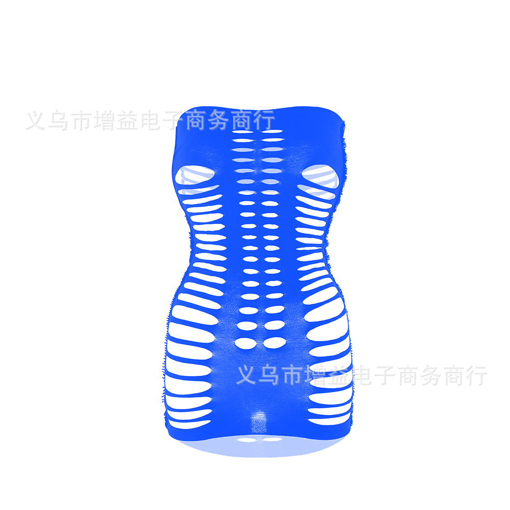 Picture of European and American foreign trade sexy underwear tube top hole skirt hollow w294