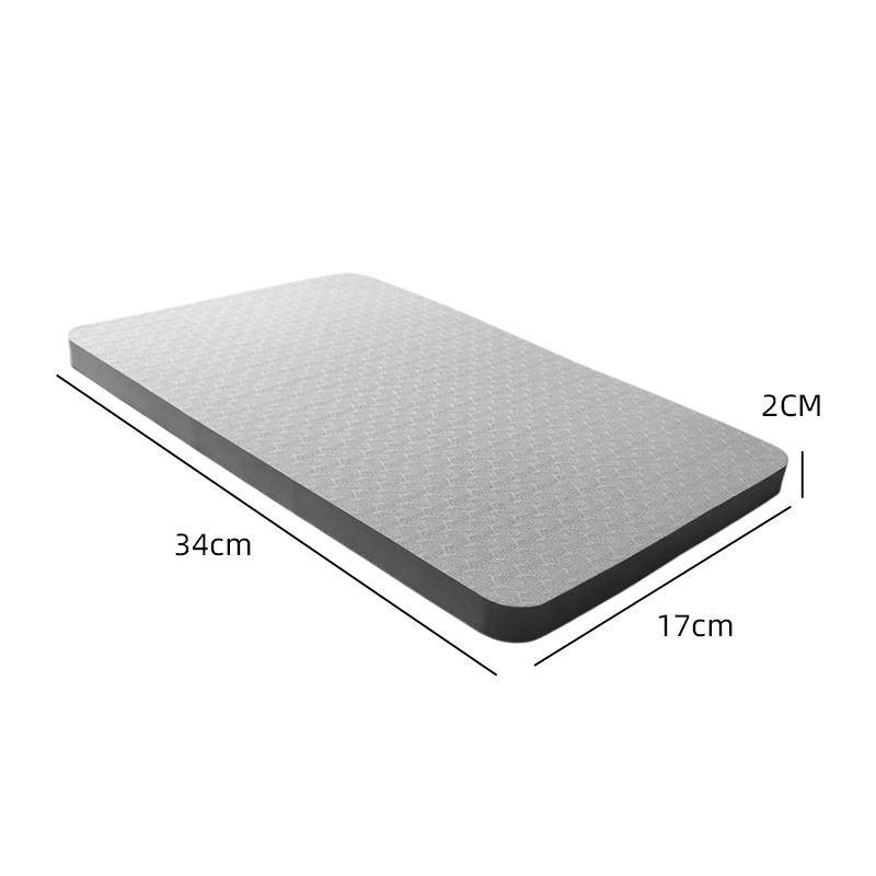 Picture of Abdominal Wheel Flat Support Mat Yoga Kneeling Mat Thickened Ankle Pilates Balance Soft Collapse Mat Tpe Material Kneeling Mat