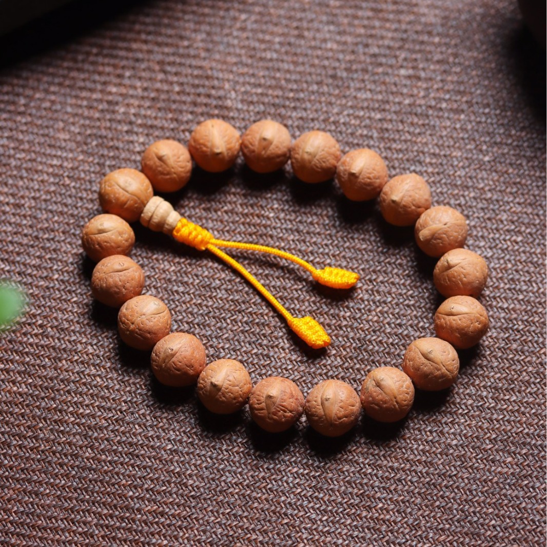 Picture of Nepalese Xizang-style phoenix hand-held chain Buddha chanting beads DIY men's and women's long sweater necklace retro high oil density