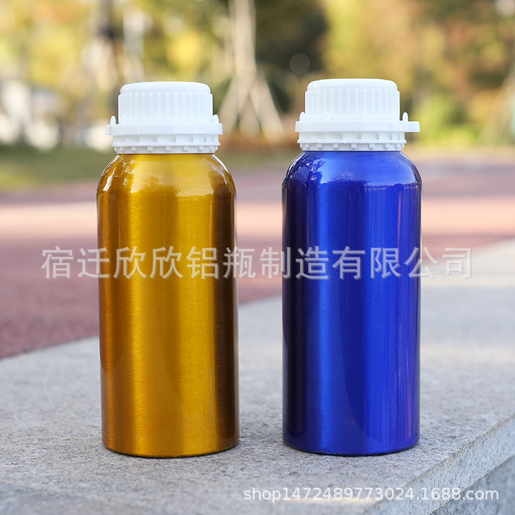 500ml aluminum bottle aluminum can oil bottle coloring aluminum bottle metal container anti-theft cap aluminum bottle manufacturers separate bottles
