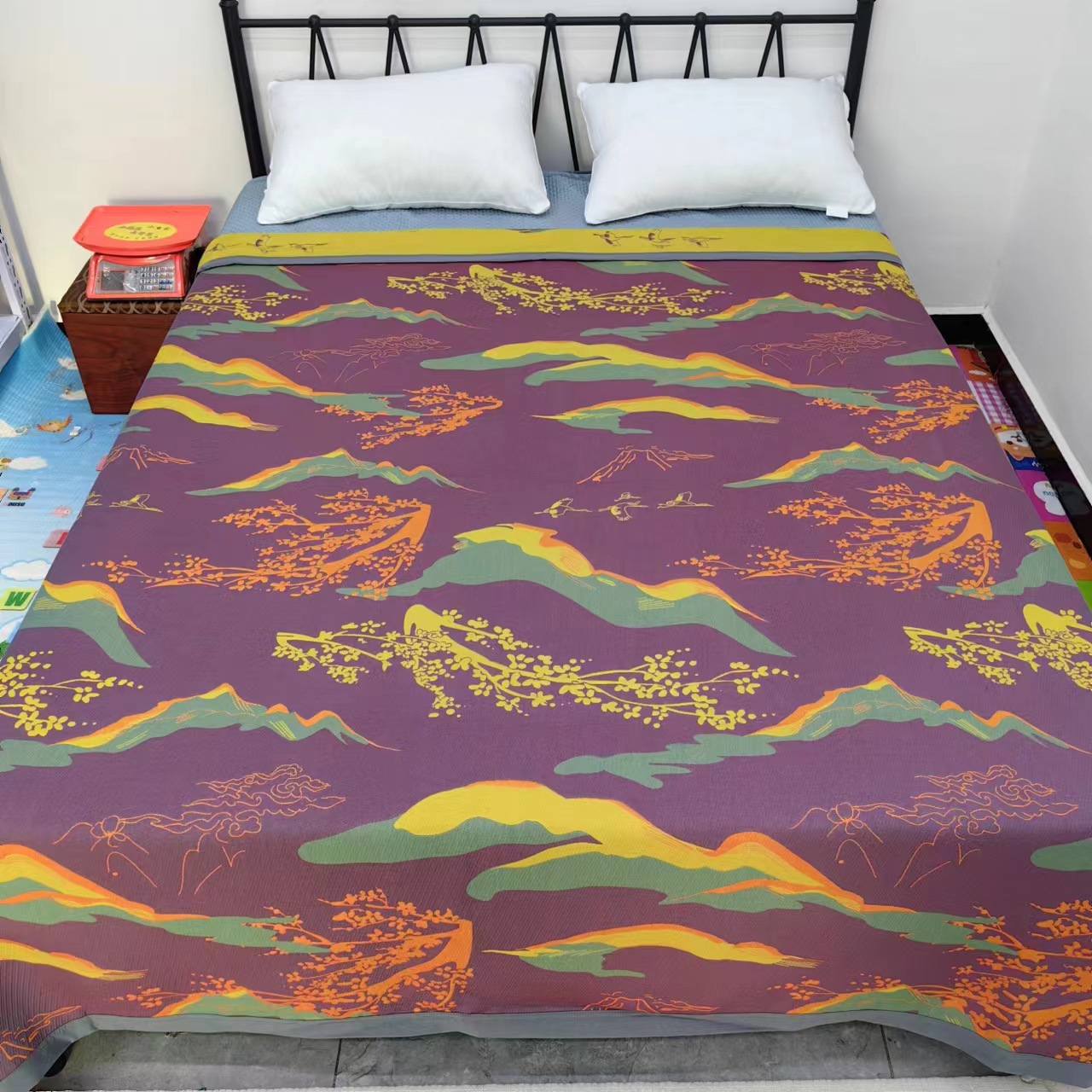 Picture of Wholesale new combed cotton fine sand gauze towel blanket soybean fiber blanket spring and summer single double autumn and winter leisure blanket