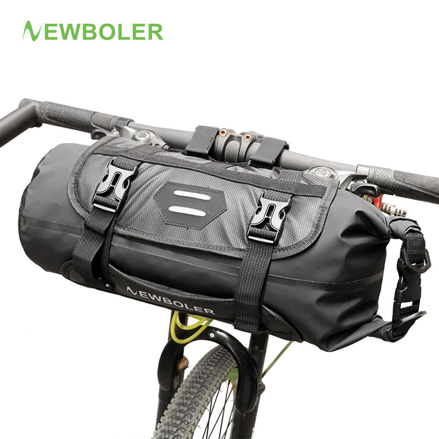Newboler Road Bike Front Bag Bicycle Waterproof Large Capacity Foldableing Bag Mountain Bike Cycling Bag Handlebar Bag
