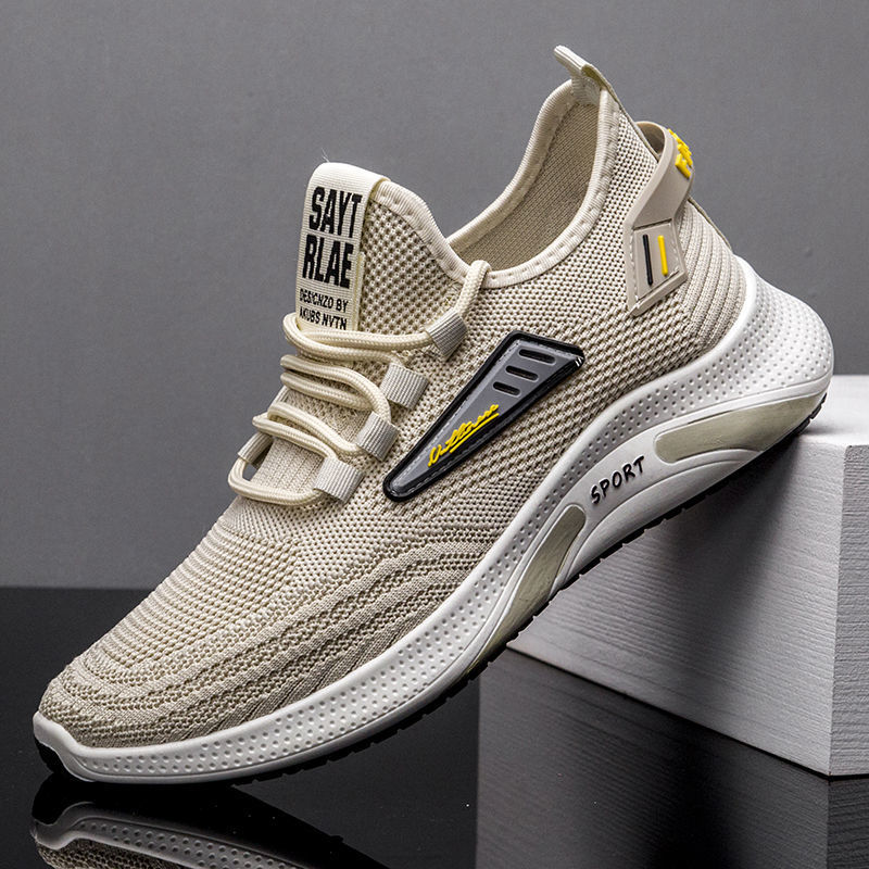 Picture of 2022 summer new men's shoes sports casual shoes breathable running shoes flat anti-slip men's mesh shoes tide