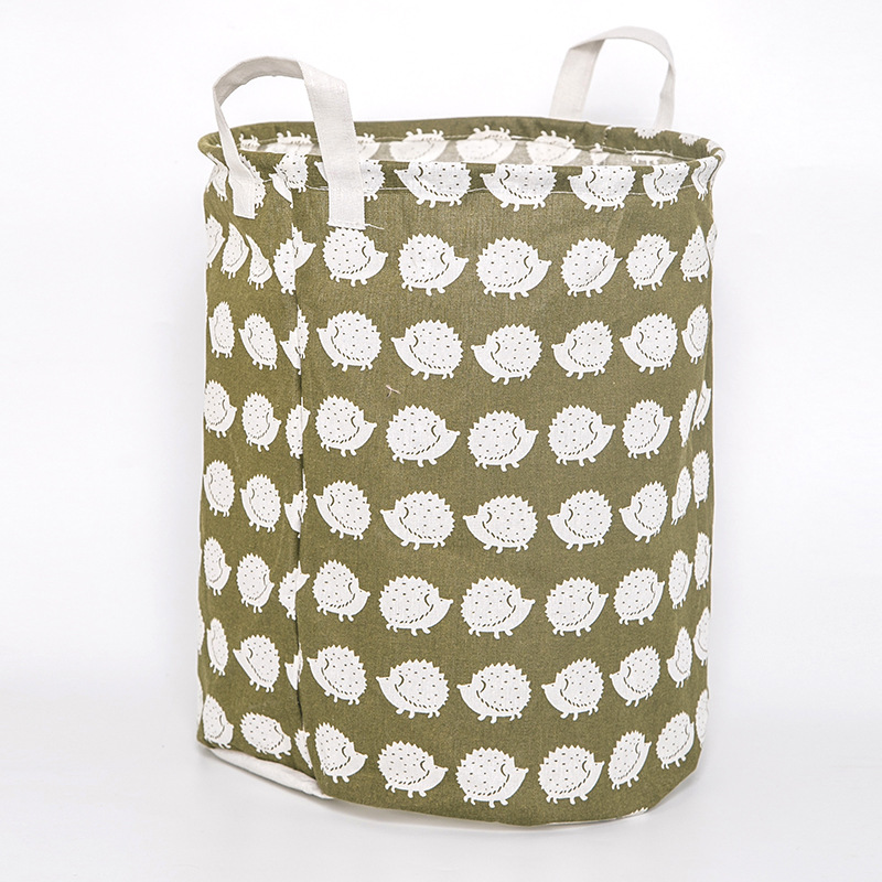Picture of Nordic style simple laundry basket fabric storage basket home laundry basket dirty clothes storage basket bathroom laundry basket