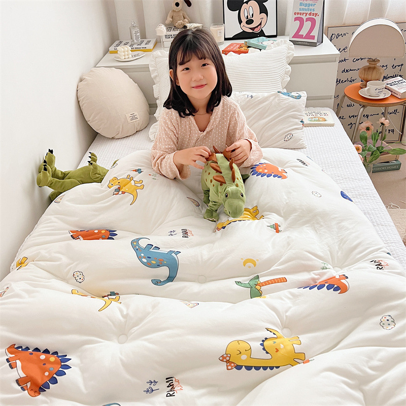 Picture of mikiA Knitted Cotton Soybean Quilt Spring and Autumn Quilt Baby Cotton Children's Quilt Thickened Warm Winter Quilt