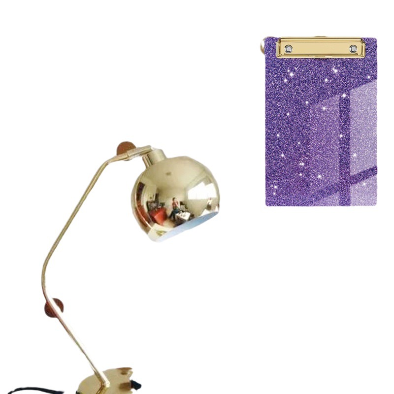 Picture of Glitter acrylic office file splint student supplies meeting record Doctor Nurse writing board pad