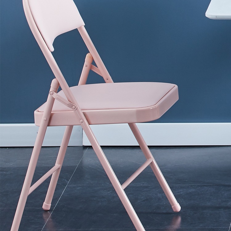 Household Folding Chair Simple Stool Back Chair Portable Office Chair Conference Chair Dormitory Chair Dining Chair Computer Chair