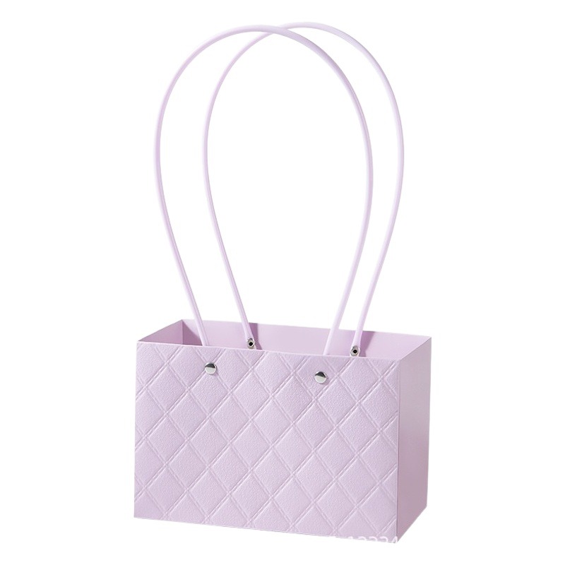 Zhuoxian macaron handbag flower box flower floral flower arrangement bag paper bag floral bouquet flower box packaging bag